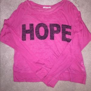 Forever 21 “Hope” Long Sleeve